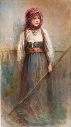 Ohne Titel (norwegisches Mädchen)